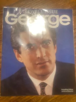 George Magazine Final Farewell Issue 2001 John Kennedy Jr.  NEW In Plastic • $5