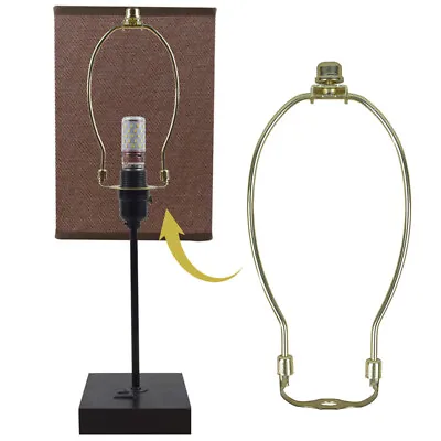 £9.42 • Buy 8inch DIY Floor Light Adapter Horn Frame Lamp Shade Holder Harp Bracket Fitting