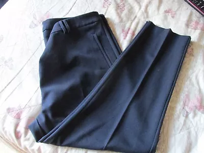 Womens M&s Navy Trousers Size 18 • £2.99