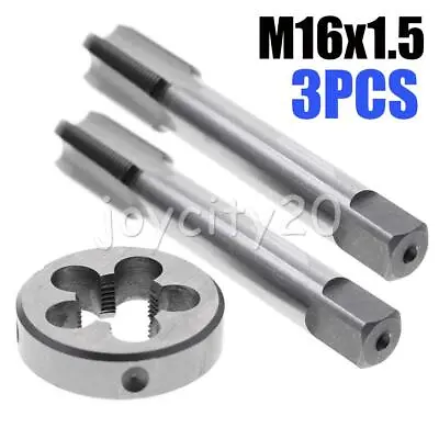 3PCS M16x1.5 Metric Tap And Die Set HSS Machine Thread Tap Round Die UK STOCK • £9.93