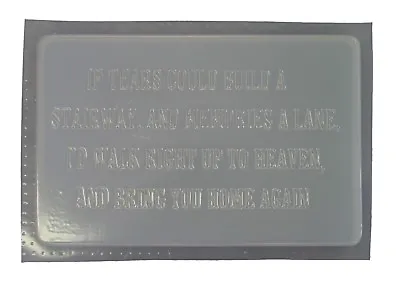 If Tear Memorial Stairway Stepping Stone Concrete Mold 1191 Moldcreations • $45