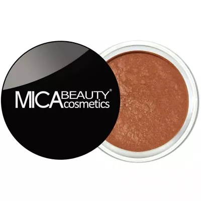 MICA BEAUTY Mineral Eye Shadow Glitter SIENNA 73 Earth Brown Full Size 2.5g NeW • $18.33