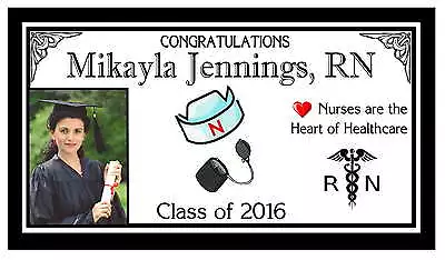 12 Nurse Graduation Party Favors Photo Magnets  • $12.99