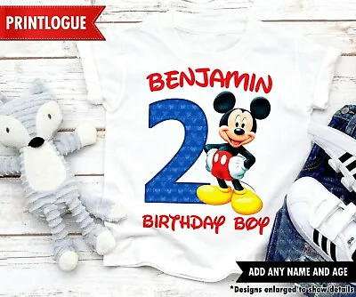 Mickey Mouse Birthday Shirt Mickey Mouse Family Shirt Mickey Mouse Shirt • $10.99