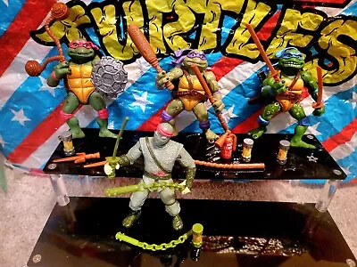 TMNT - Teenage Mutant Ninja Turtles - 1992 Movie Star Turtle Lot Vintage  • $58.99