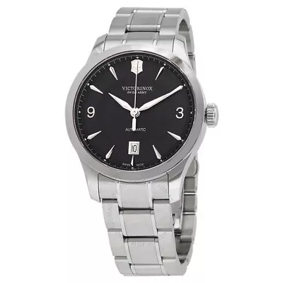 Victorinox Alliance Automatic Black Dial Men's Watch 241898 Brand New • $399.95