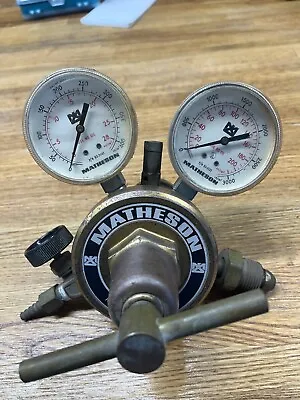 Very Nice Lightly Used Matheson Model 9-580 Regulator With All Guages • $18