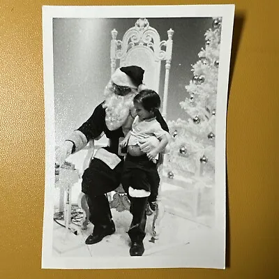 1960s Mall Santa Christmas VINTAGE PHOTO Original Snapshot • $9.60