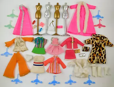 LOT OF VINTAGE 1960's 70's TOPPER DAWN DOLL CLOTHES AND ACCESSORIES • $14.50