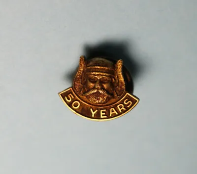 Grotto MOVPER 50 Years Pin - Screw Back Masonic Mystic Order Of Veiled Prophets • $49.98