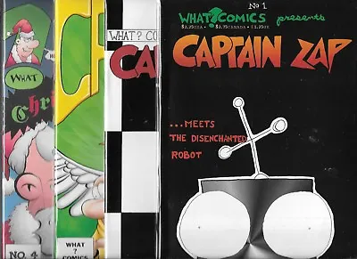 $4.89 • Buy What ? Comics Presents Captain Zap Lot Of 4 - #1 #2 #3 #4 (nm-)