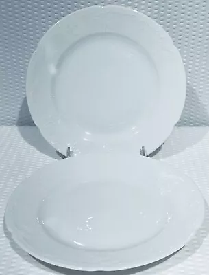 Lot Of 2 ~ Kaiser DUBARRY White Fine Porcelain Salad Plates  W.Germany • $25
