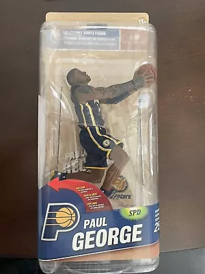 Paul George Mcfarlane Figure Nba Series 25 Blue Variant /1500 Pacers Rare!! • $17.99