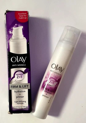 £24.99 • Buy 2 Olay Anti-Wrinkle Firm Lift 2-in-1 Moisturiser Anti-Ageing Primer CR031 CC 31