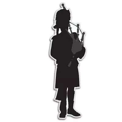 Bagpipe Player Vinyl Sticker - SELECT SIZE • $4.29