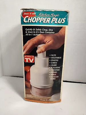 Kitchen Magic Chopper Plus In Original Box  • $11.19