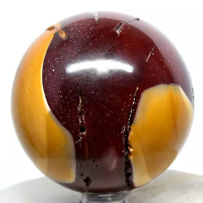 2.3  Orange Purple Mookaite Jasper Sphere Sparkling Natural Mineral - Australia • $35.96