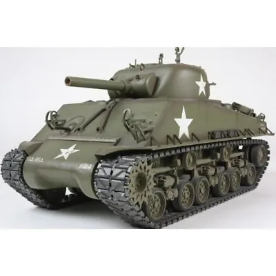 Heng Long USA M4A3 Sherman Upgrade Edition 1/16 Scale Battle Tank - RTR • $159.99