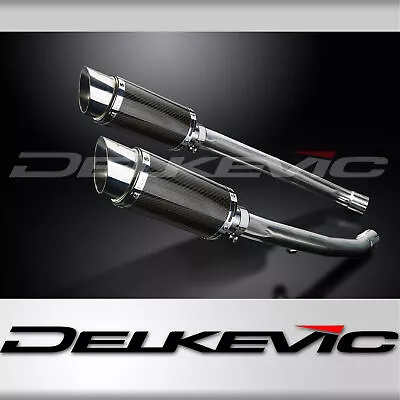 Kawasaki ZZR1400 ZX14 2012-2023 200mm ROUND CARBON  SILENCER EXHAUST KIT • £389.99