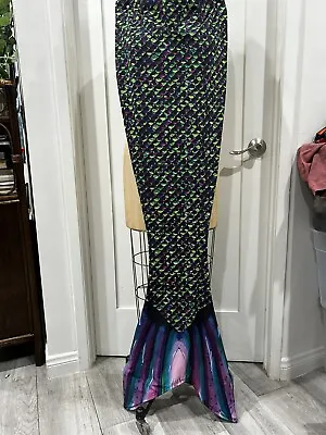 Sun Tails Mermaid Tail Size 17 -Dragon Color Pattern No Monofin • $28