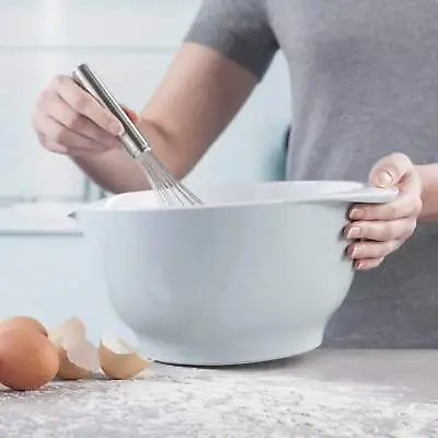 Zeal Mixing Bowl Large Melamine Two Tone Salad Serving Baking Bowl  • £22