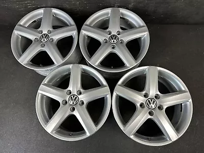 (4) VW Volkswagen Jetta GLI Original Silver Wheels Rims +Caps 17  TPMS Hol.69912 • $595