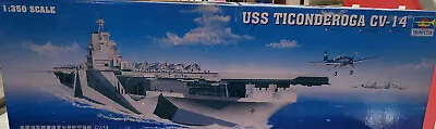 Uss Ticonderoga Cv-14 Trumpeter 1:350 Very Rare Good Price • $105.65