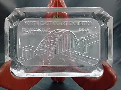 Antique Davidson Glass Ashtray North East Coast Exhibition Newcastle 1929 • £18.99