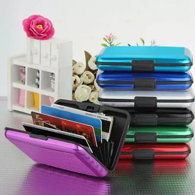 Men's Women Clutch Wallet ID Business Credit Card Holder Purse Mini Pocket Case • $4.99