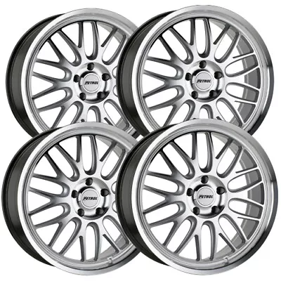 (Set Of 4) Petrol P4C 17x8 5x112 +40mm Silver Wheels Rims 17  Inch • $731.96