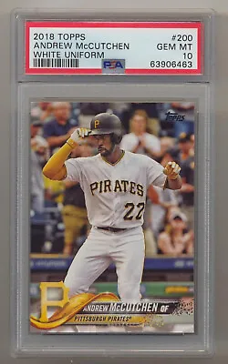 2018 Topps #200 Andrew McCutchen White Uniform PSA 10 • $49