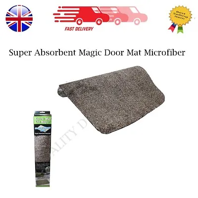 Super Absorbent Magic Door Mat Microfiber Clean Step Washable Doormat 18 X 28'' • £12.31