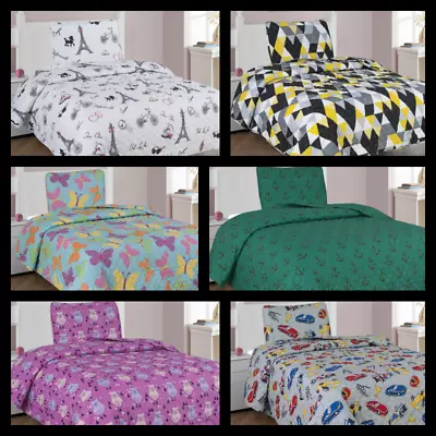 $22 • Buy 2/3pc Bedding Quilt Set Bedspread Bed Dressing Bedding For Kids Teens New Design