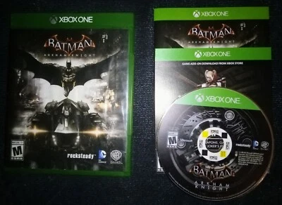 $9.99 • Buy Batman: Arkham Knight Xbox 360 2015 Game, Manual & Case Artwork