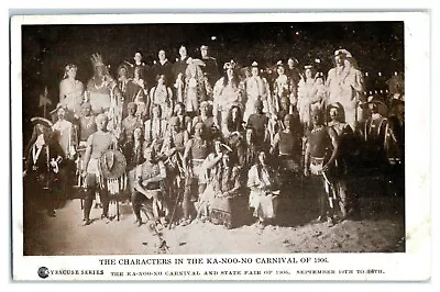 1906 Ka-Noo-No Carnival Characters Syracuse NY Postcard *1609H • $12.95