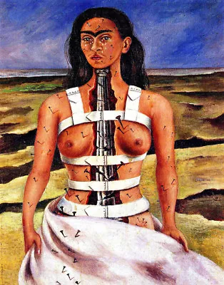 Frida Kahlo The Broken Column Canvas Print 16 X 20 • $39.99