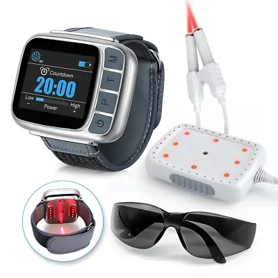 New Laser Pain Relief Therapy Low Intensity Acupuncture Infrared Red Light Watch • $99.95