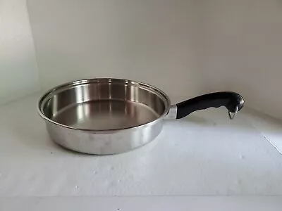 Vintage Saladmaster 18-8 Tri-Clad Stainless Steel  11  Skillet NO Lid • $34.76