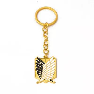 Attack On Titan Anime Keychain Wings Of Liberty Freedom Scouting Legion Eren Key • $4.46