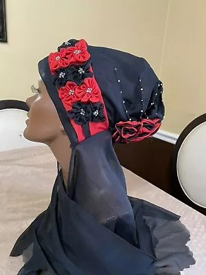 Hijab Muslim Women Head Scarf / Fancy Flower Hijab • £14.45