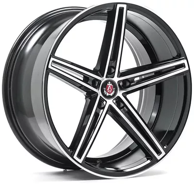 Alloy Wheels 18  Axe EX14 Black Polished Face For VW Passat [B5F] 01-05 • $972.96