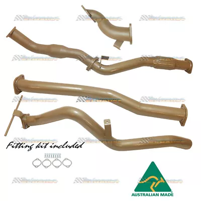  KING BROWN 3  STAINLESS EXHAUST WITH CAT/PIPE ONLY For NISSAN NAVARA D22 3.0L • $1710