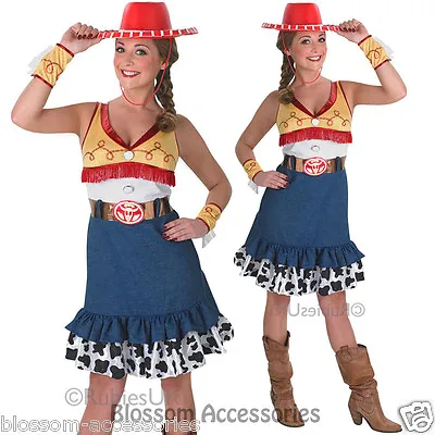 £52.14 • Buy CL307 Adult Sassy Jessie Cowgirl Toy Story Costume Adult Halloween Fancy Dress