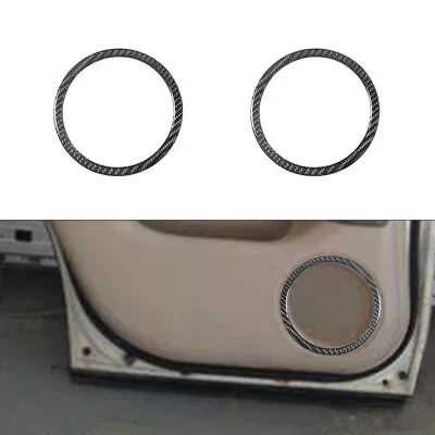 2X Carbon Fiber Interior Rear Door Speaker Cover Trim For Lexus RX300 1998-2003 • $17.20