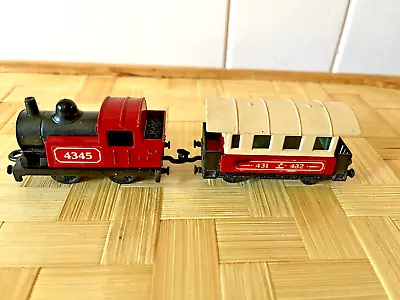 1978 Matchbox No. 43 0-4-0 Steam Loco No.44 Passenger Coach Lesney Super Fast 🚂 • $4.99