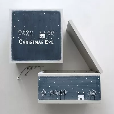 East Of India Wooden Christmas Eve Keepsake Box • £22.99