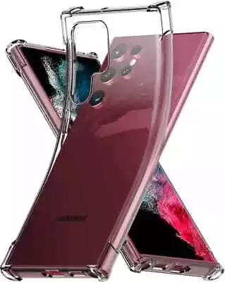 $5.95 • Buy For Samsung Galaxy S23 S22 S21 FE Note 20 Ultra S10 S9 S8 Plus Clear Case Cover