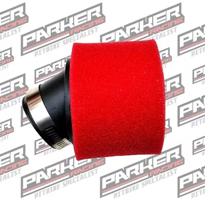 Pit Bike Angled Foam Air Filter 50mm - Red • £8.99