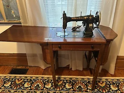 White Rotary Sewing Machine In Martha Washington Cabinet • $100