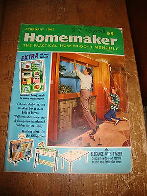VINTAGE HOMEMAKER Magazine February 1962 Edition • £4.95